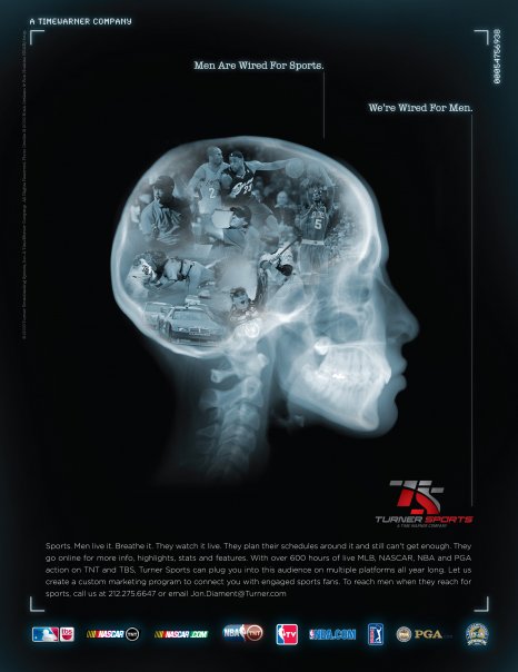 Turner Sports — Men Are Wired for Sports campaign