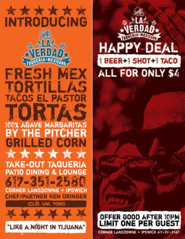La Verdad launch and food promotions